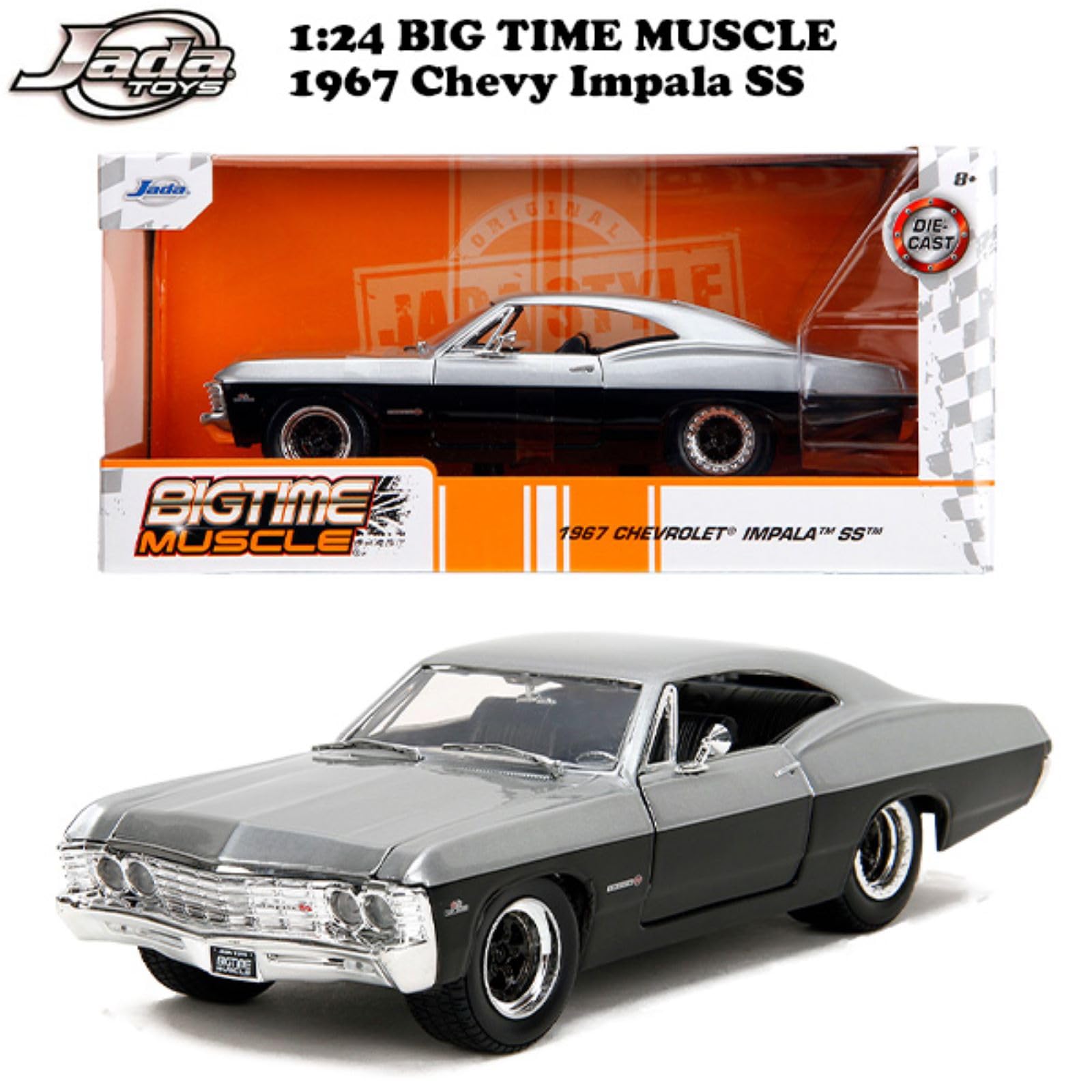 Amazon | Jada Toys 1/24 BTM 1960年代 シボレー インパラ SS